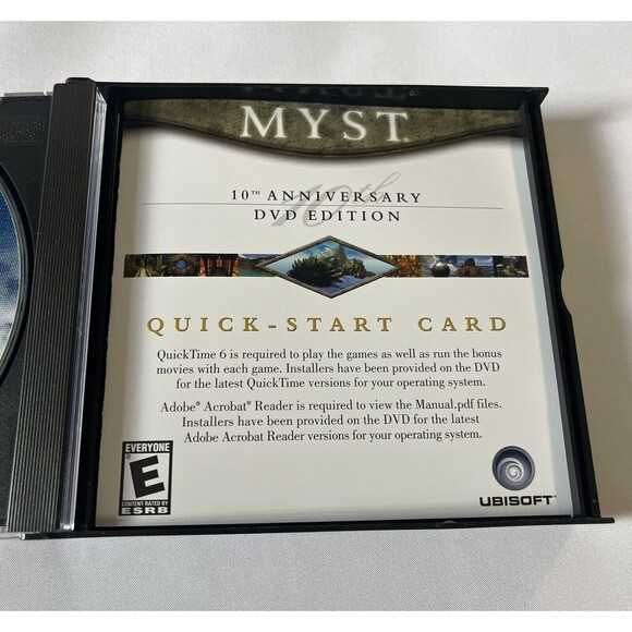 MYST 10th Anniversary DVD Edition 3-Disc Set RIVEN EXILE Ubisoft Cyan Worlds - Picture 8 of 16